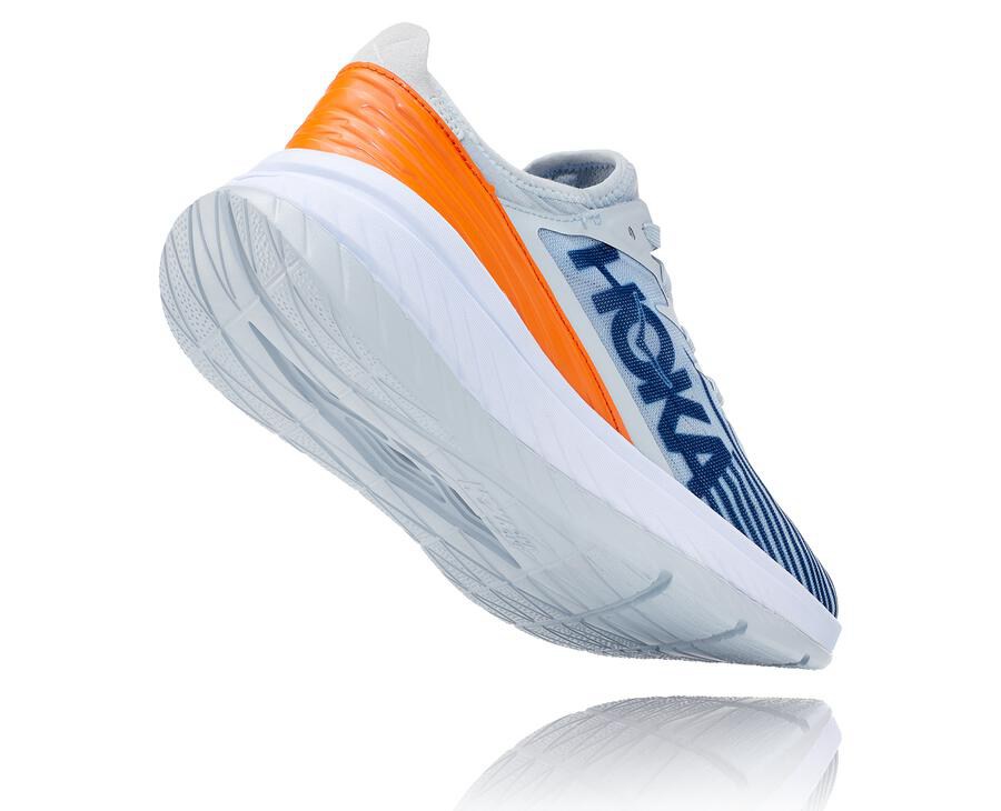 Tenis Hoka One One Hombre Blancos/Azules - Carbon X-Spe - ODNU65749